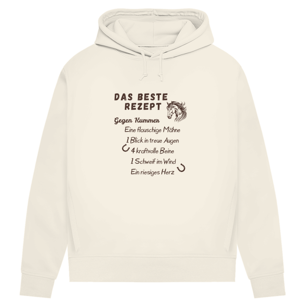 Herzensrezept - Bio-Hoodie für Damen
