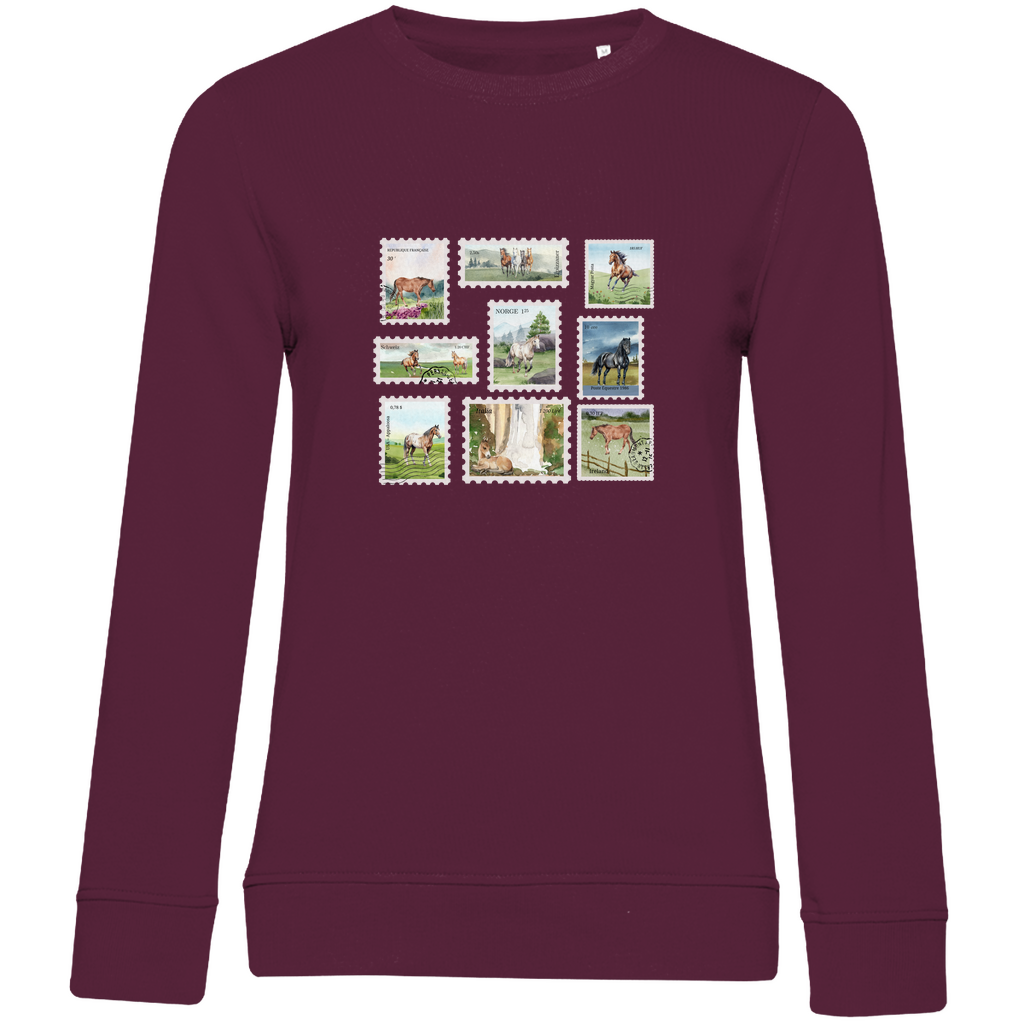 Pferdepost - Bio-Sweatshirt für Damen