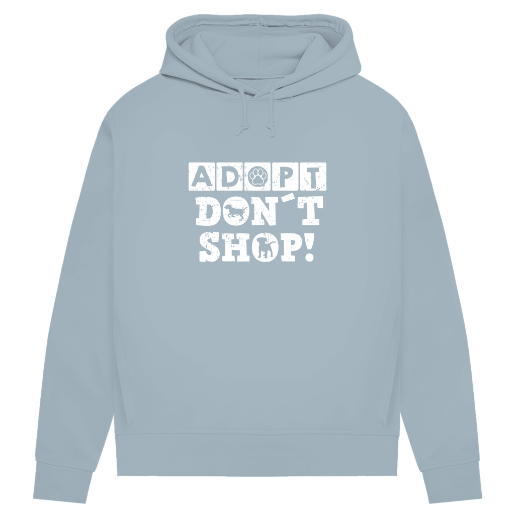 Adopt don't shop - Bio-Hoodie für Damen