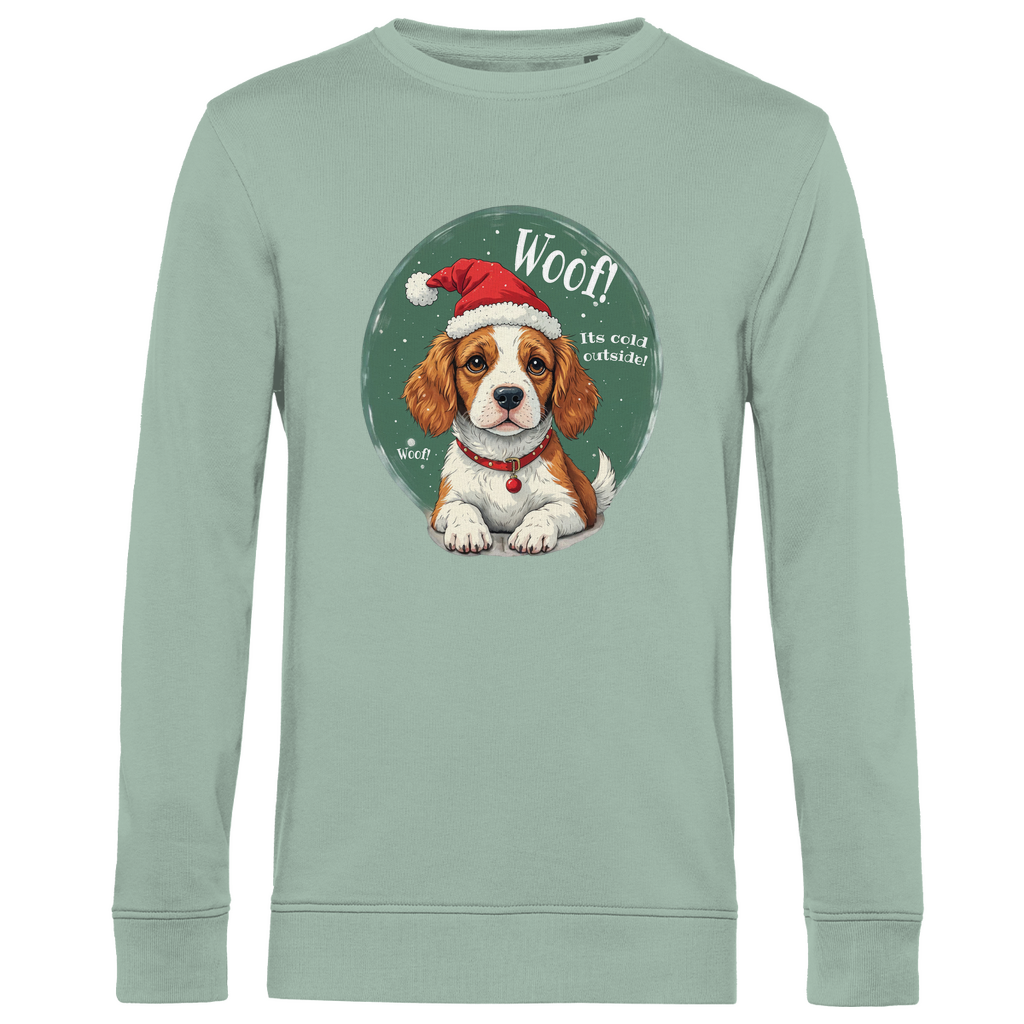 Wuff und Weihnachten - Bio-Sweatshirt für Herren-Weihnachten