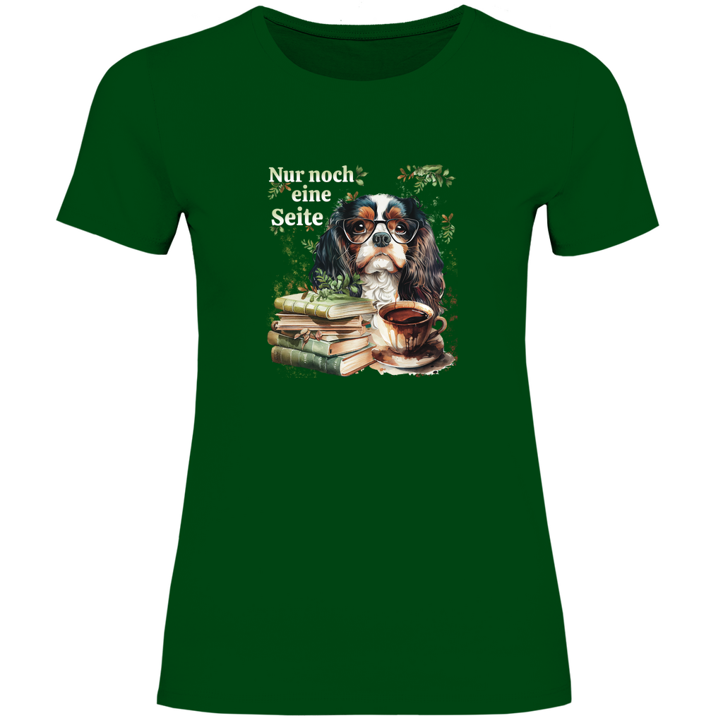 Bücherwurm - T-Shirt für Damen