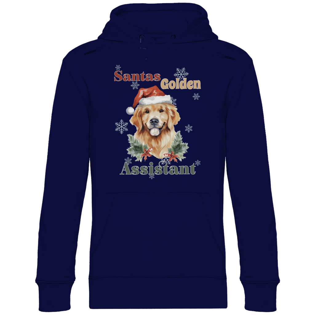 Santas Golden Assistant - Bio-Hoodie für Herren