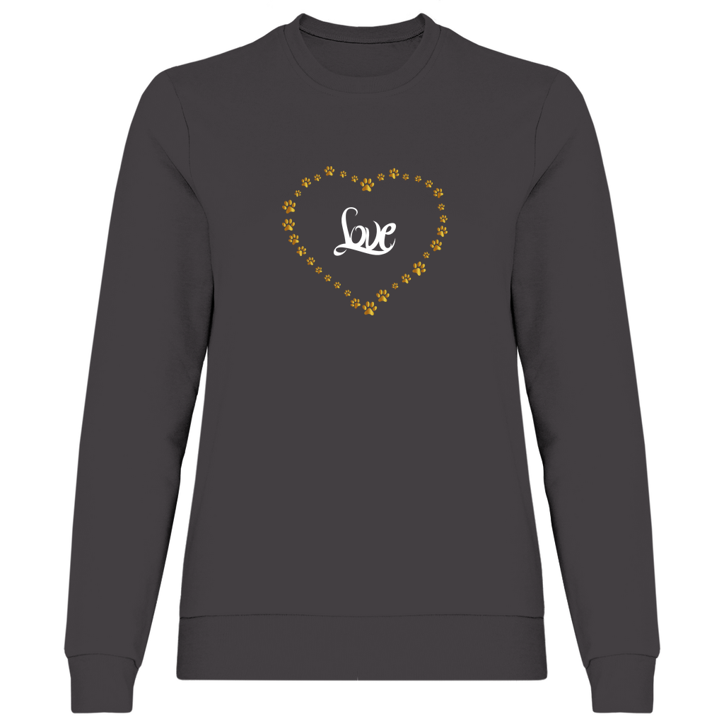 Pfötchenherz - Sweatshirt für Damen