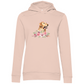 Flower Labrador - Bio-Hoodie für Damen