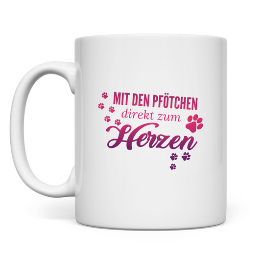 Direkt Zum Herzen - Tasse