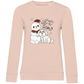 Let it snow - Bio-Sweatshirt für Damen-Weihnachten