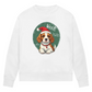 Wuff und Weihnachten - Bio-Sweatshirt für Damen