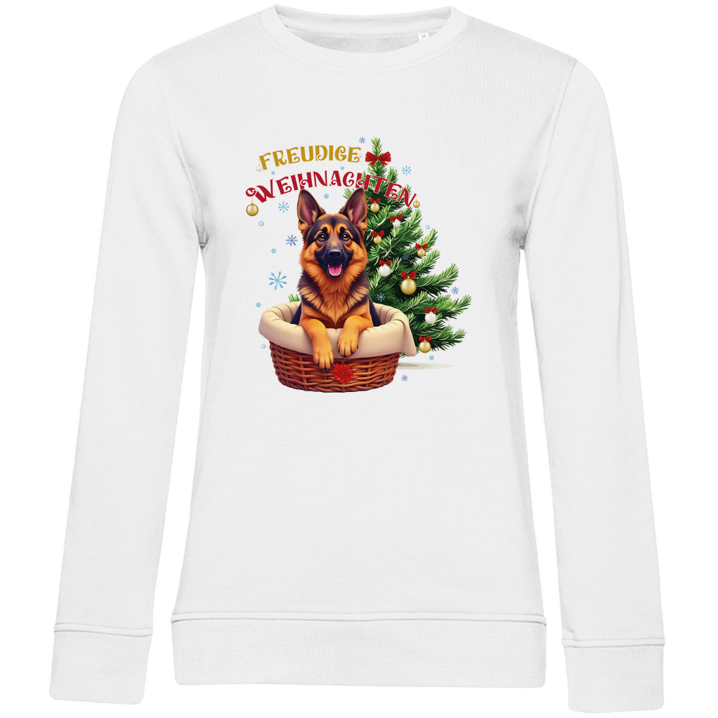 Freudige Weihnachten - Bio-Sweatshirt für Damen-Weihnachten