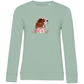 Flower Cavalier King Charles - Bio-Sweatshirt für Damen