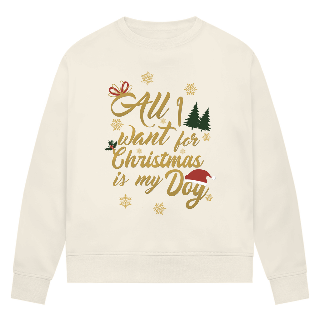 All I want - Bio-Sweatshirt für Damen