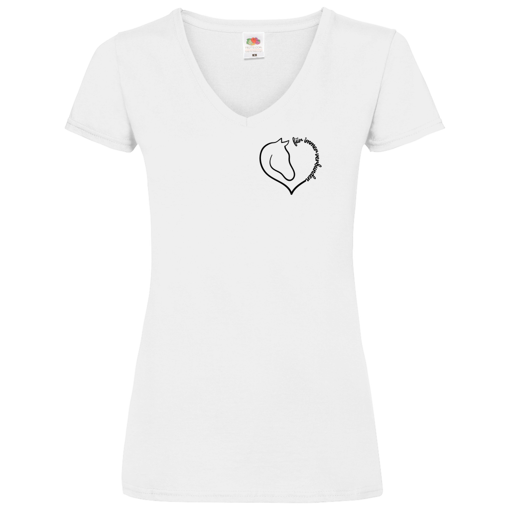 Verbunden - V-Shirt für Damen