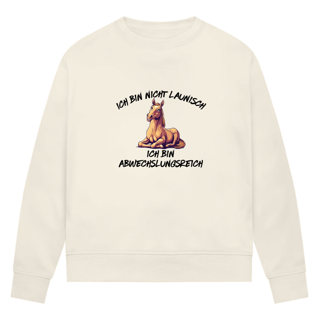 Abwechslungsreich - Bio-Sweatshirt für Damen