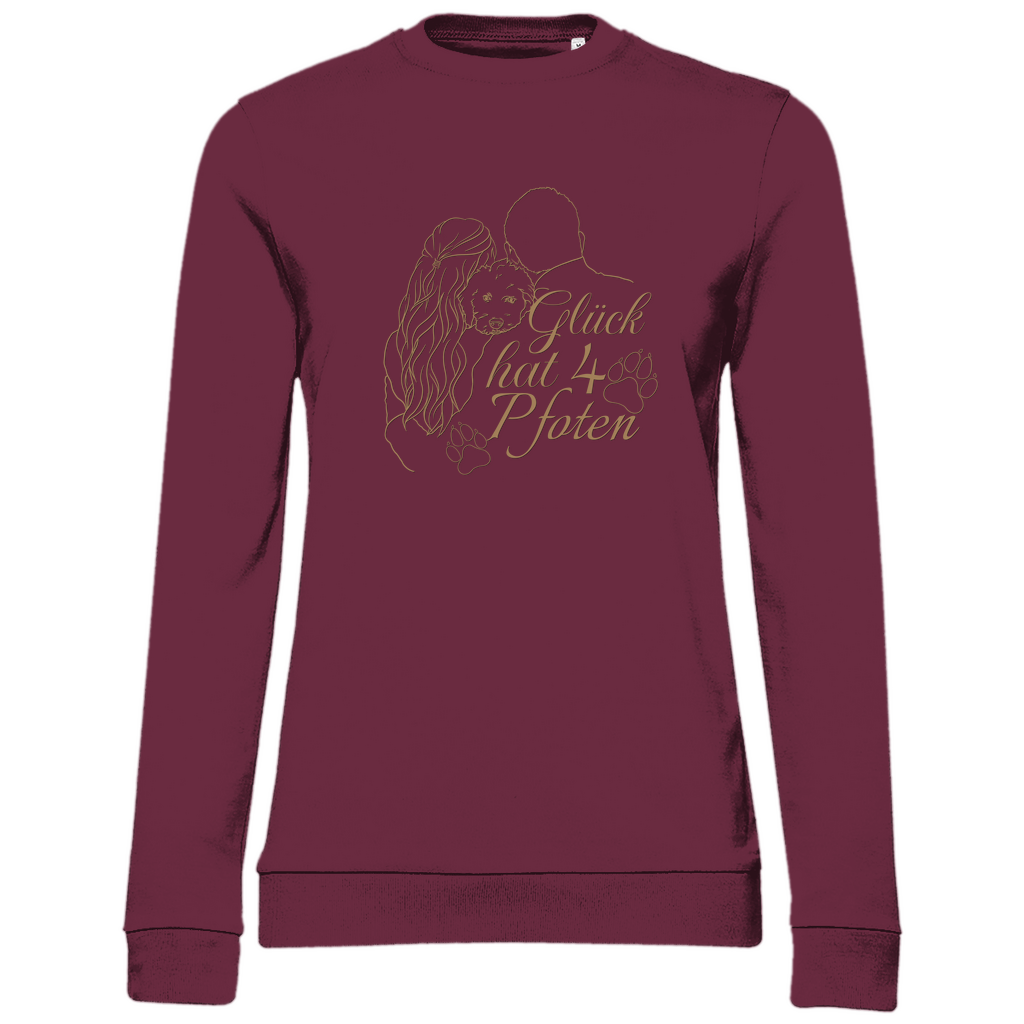 Vier Pfoten - Sweatshirt für Damen