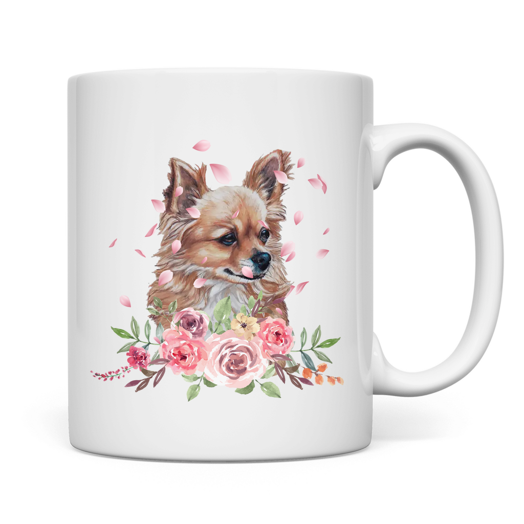 Flower Chihuahua - Tasse