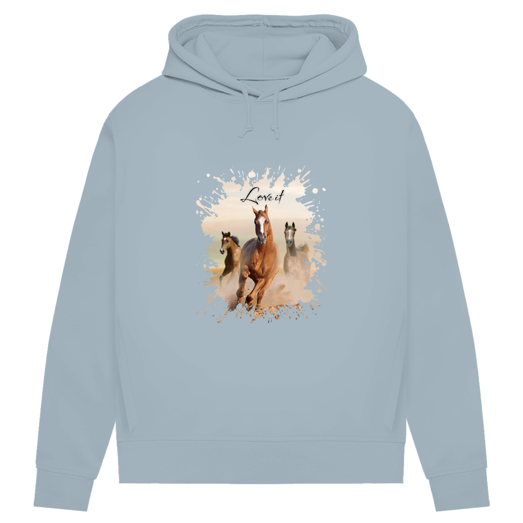 Pferdepower - Bio-Hoodie für Damen