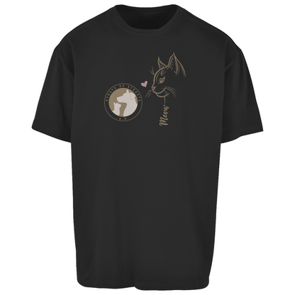 Meow - Oversize-Shirt für Damen | Strays of Streets