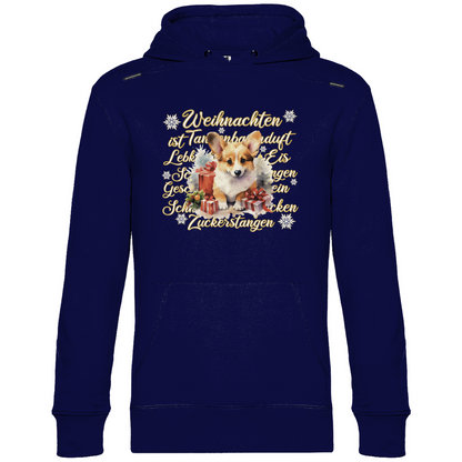 Weihnachten ist.. Corgi - Hoodie für Herren