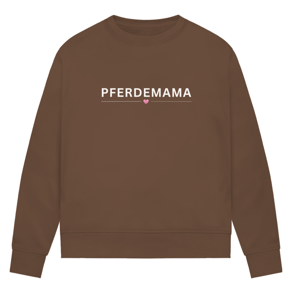Pferdemama - Bio-Sweatshirt für Damen