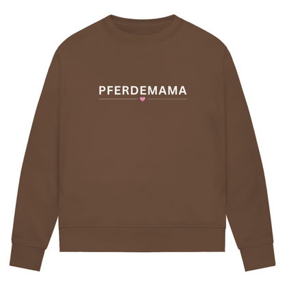 Pferdemama - Bio-Sweatshirt für Damen