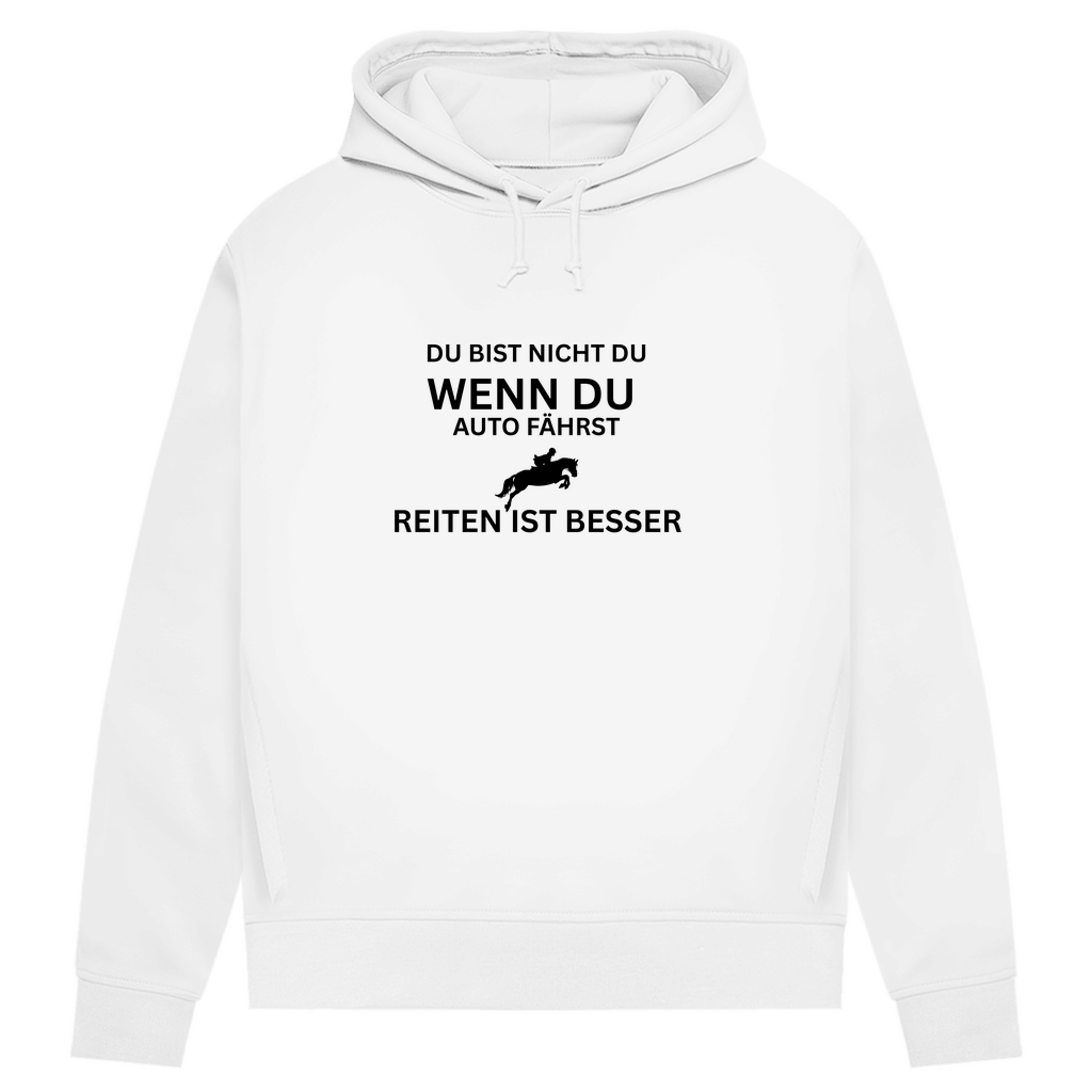 Reiten ist besser - Bio-Hoodie für Damen