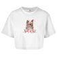 Flower Chihuahua - Oversize Crop Top für Damen