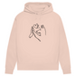 Wahre Liebe Stehohren - Bio-Hoodie für Damen
