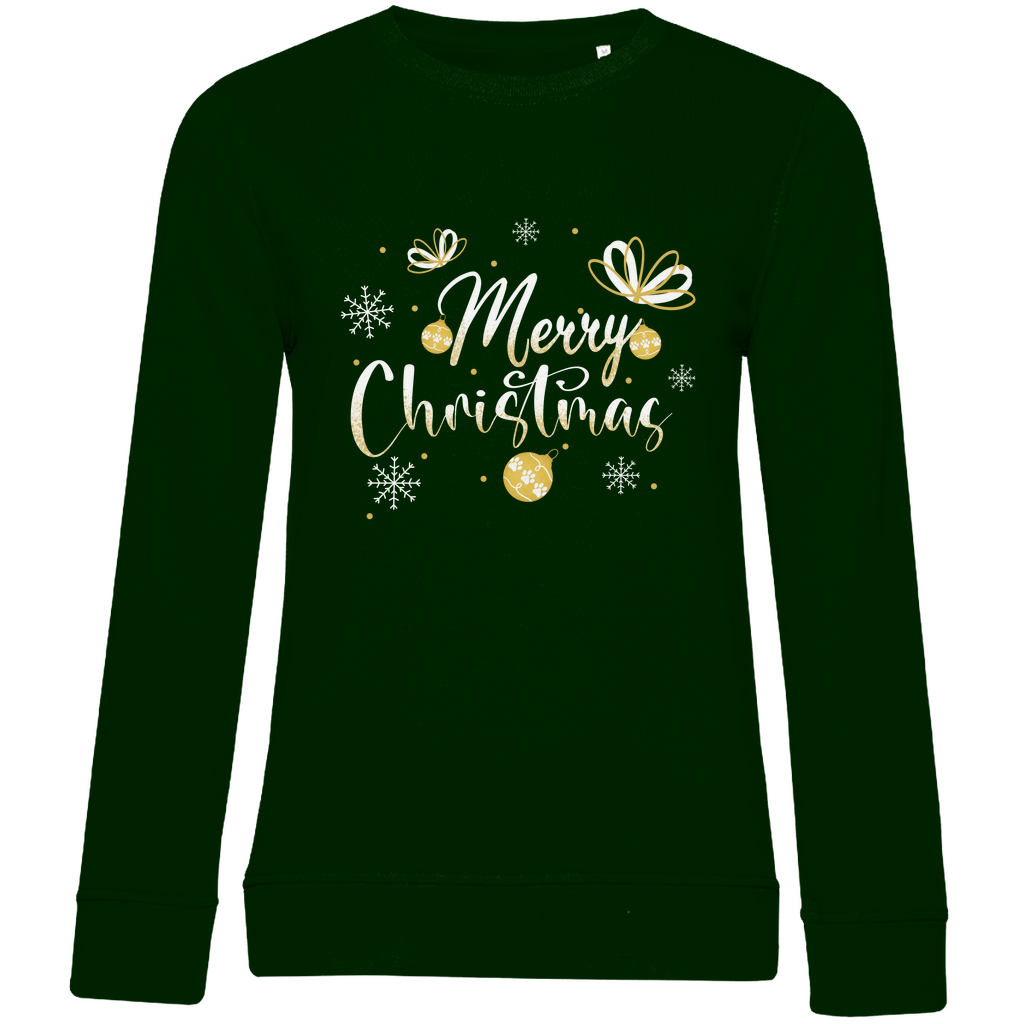 Merry Christmas - Bio-Sweatshirt für Damen-Weihnachten