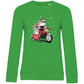 Biker Santa - Bio-Sweatshirt für Damen-Weihnachten