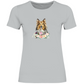 Flower Sheltie - T-Shirt für Damen