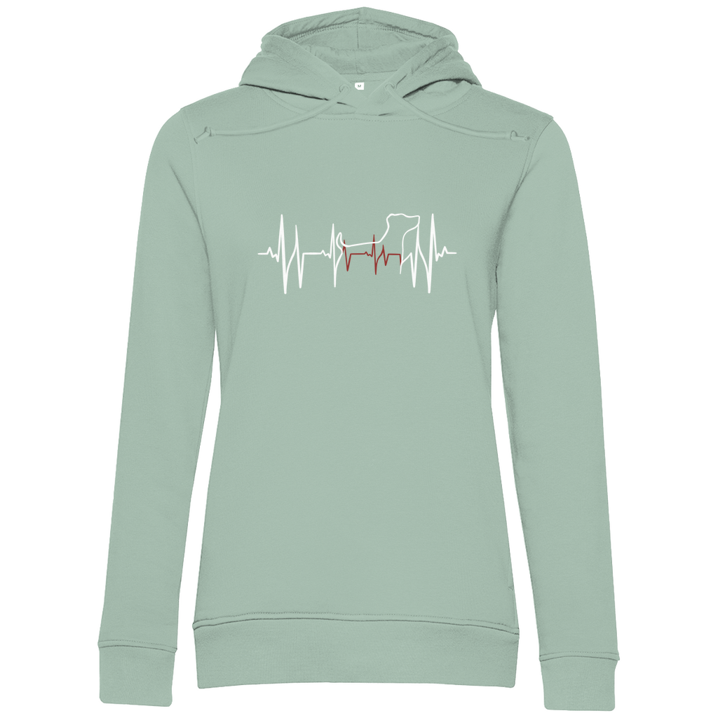 Lebenslinie- Bio-Hoodie für Damen