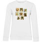 Briefmarken - Bio-Sweatshirt für Damen