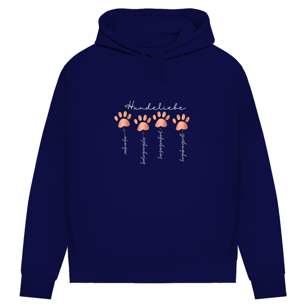 Hundeliebe - Bio-Hoodie für Damen