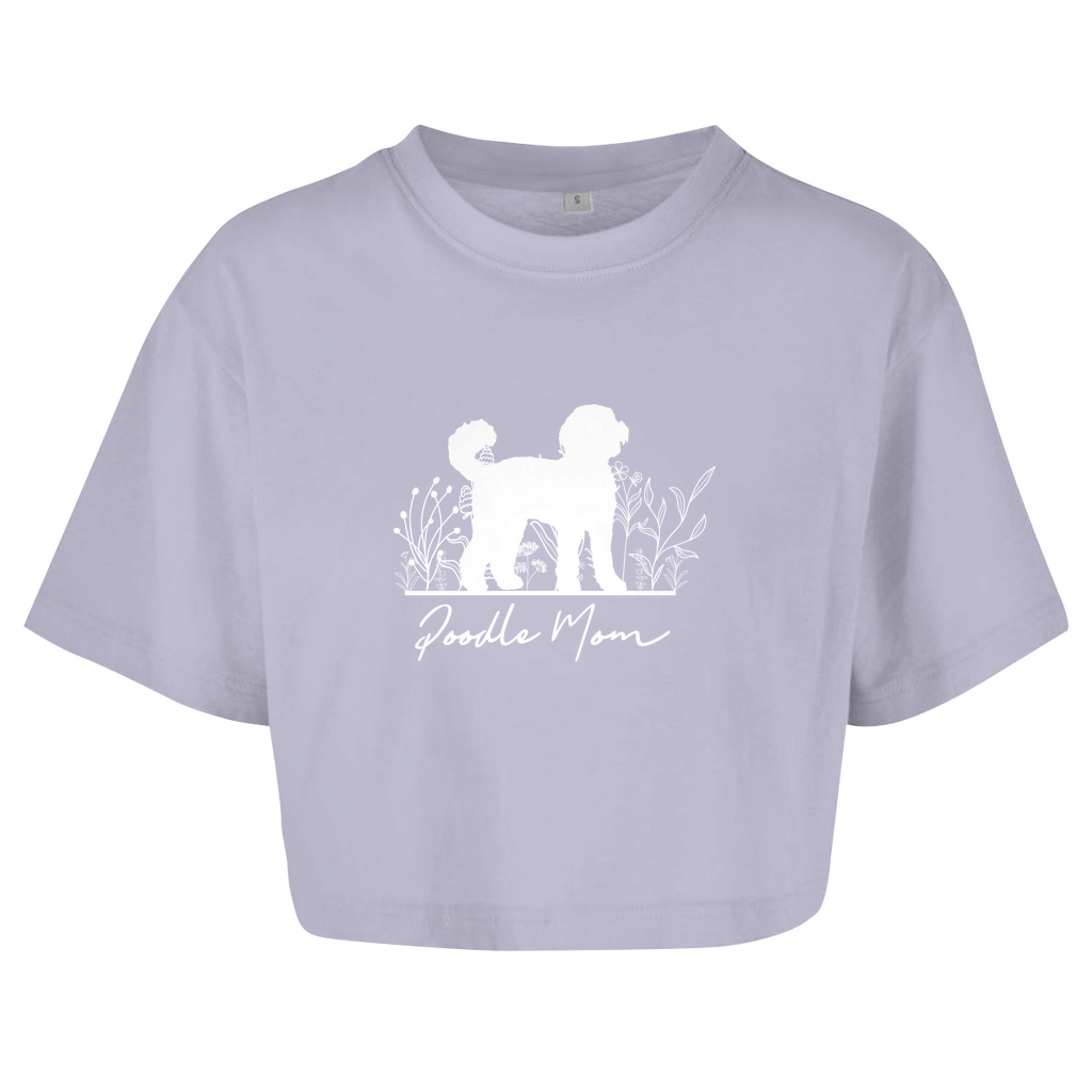 Poodle Mom - Oversize Crop Top für Damen