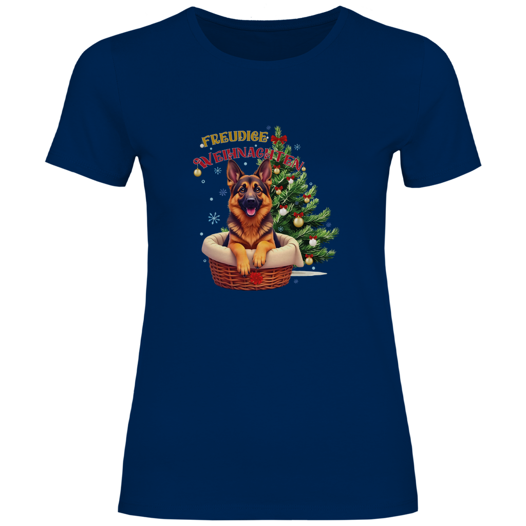 Freudige Weihnachten - T-Shirt für Damen-Weihnachten