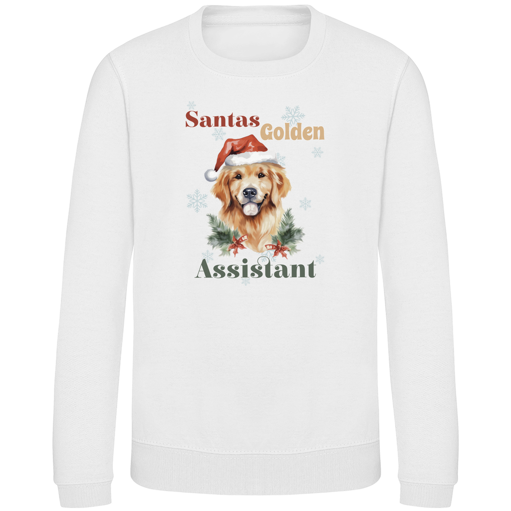 Santas Golden Assistant - Sweatshirt für Kinder