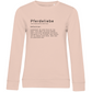 Pferdeliebe - Bio-Sweatshirt für Damen