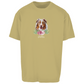 Flower Australian Shepherd - Oversize T-Shirt Unisex - Dein Wunschtext