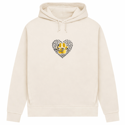 Love Dog– Hoodie aus Bio-Baumwolle für Damen