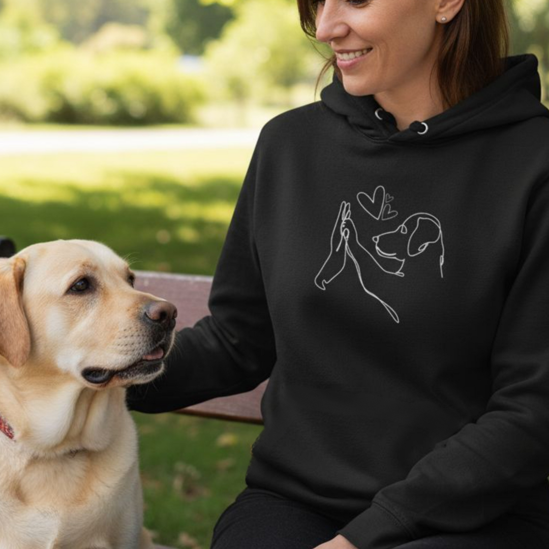 Wahre Liebe – Hoodie aus Bio-Baumwolle für Damen