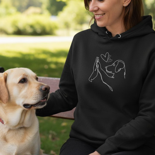 Wahre Liebe – Hoodie aus Bio-Baumwolle für Damen