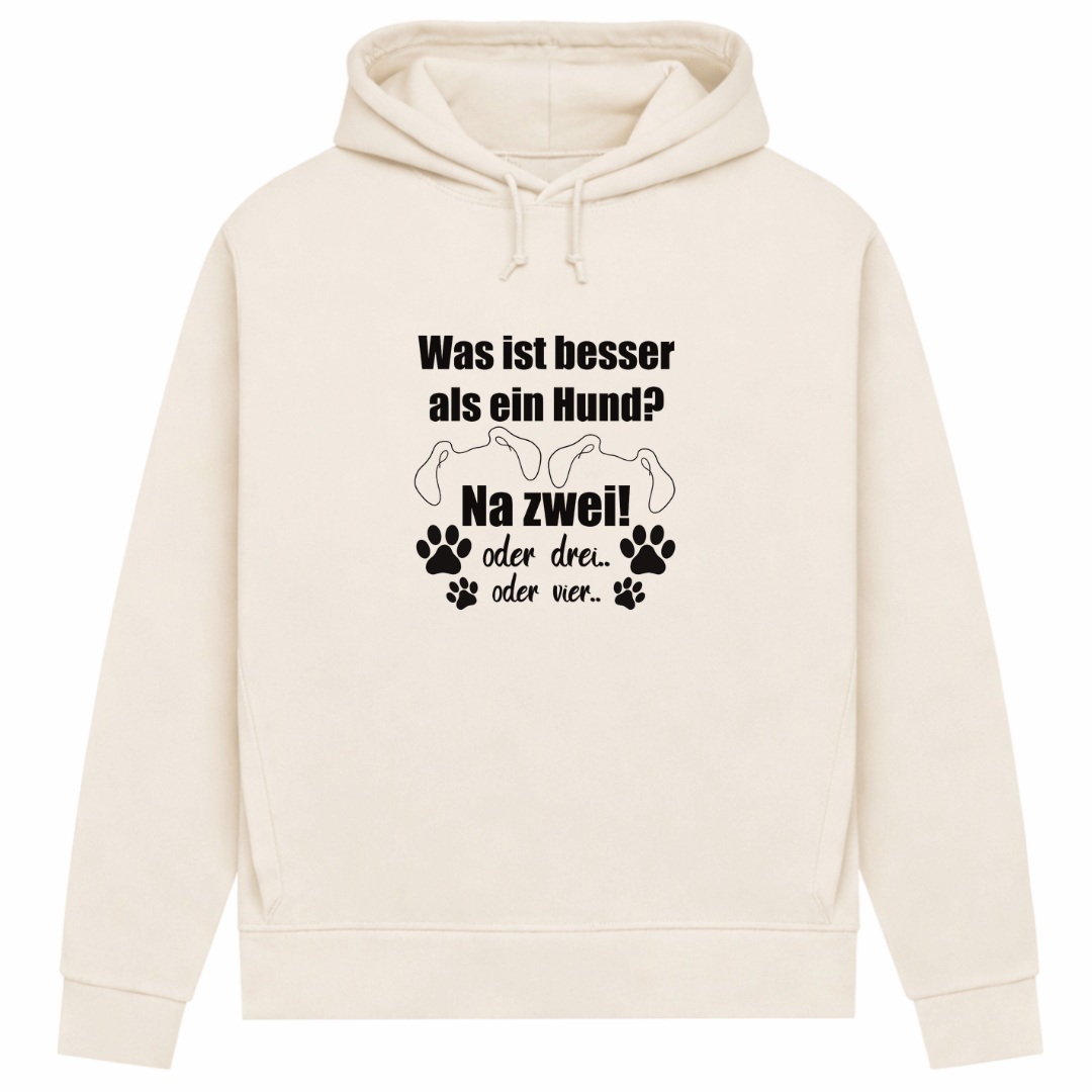 Je Mehr Desto Besser– Hoodie aus Bio-Baumwolle für Damen