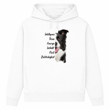 Collie Spirit- Hoodie aus Bio-Baumwolle für Damen