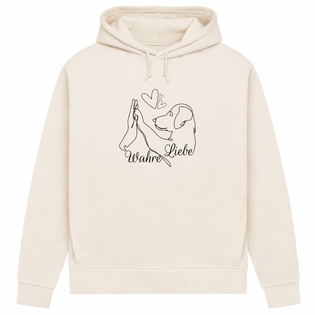 Meine Wahre Liebe– Hoodie aus Bio-Baumwolle für Damen