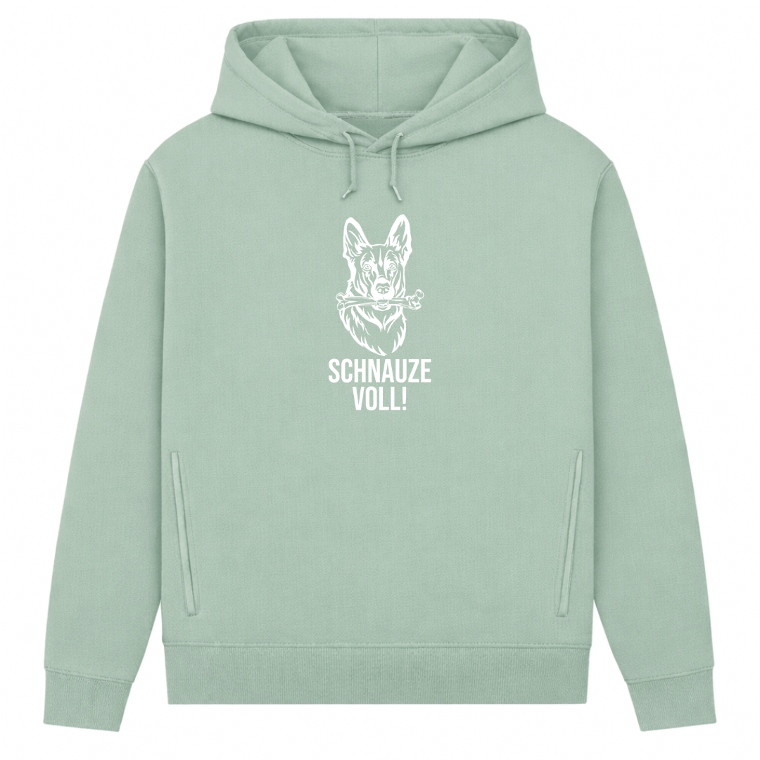 Schnauze Voll– Hoodie aus Bio-Baumwolle für Damen
