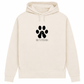Herz und Pfötchen– Hoodie aus Bio-Baumwolle für Damen