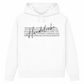 Hunde Liebe ist...– Hoodie aus Bio-Baumwolle für Damen