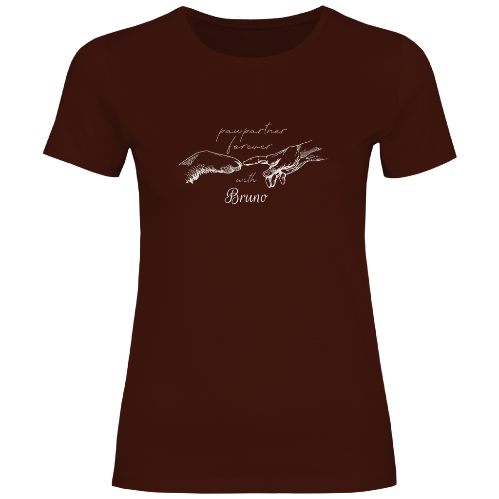 Paw Partner - T-Shirt für Damen-Dein Wunschtext