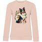 Dogs & Pines - Bio-Sweatshirt für Damen-Weihnachten