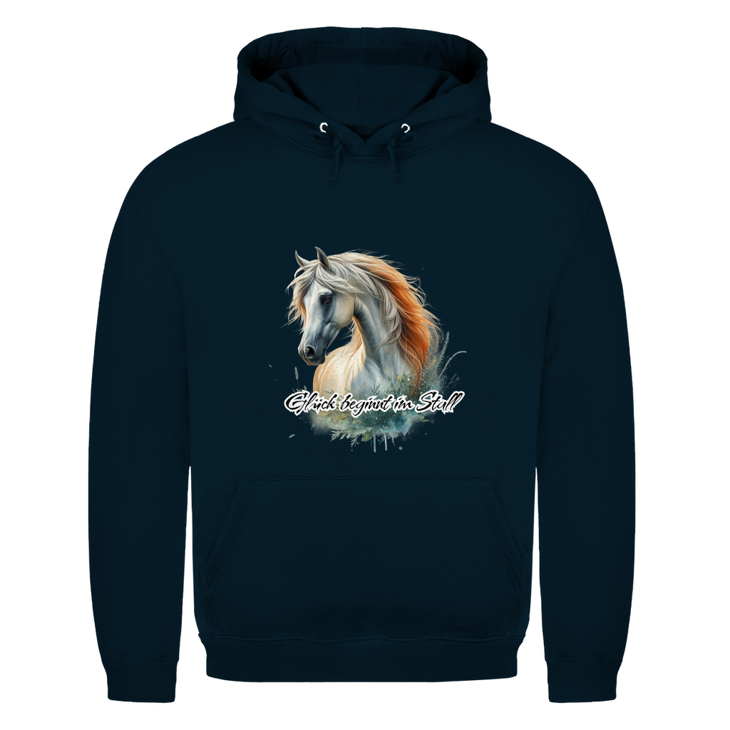 Glück beginnt im Stall - Hoodie Unisex