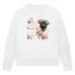 Pastell Mops - Bio-Sweatshirt für Damen